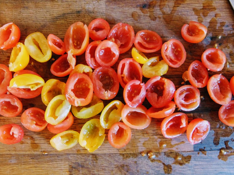 Preparing Tomatoes For Drying