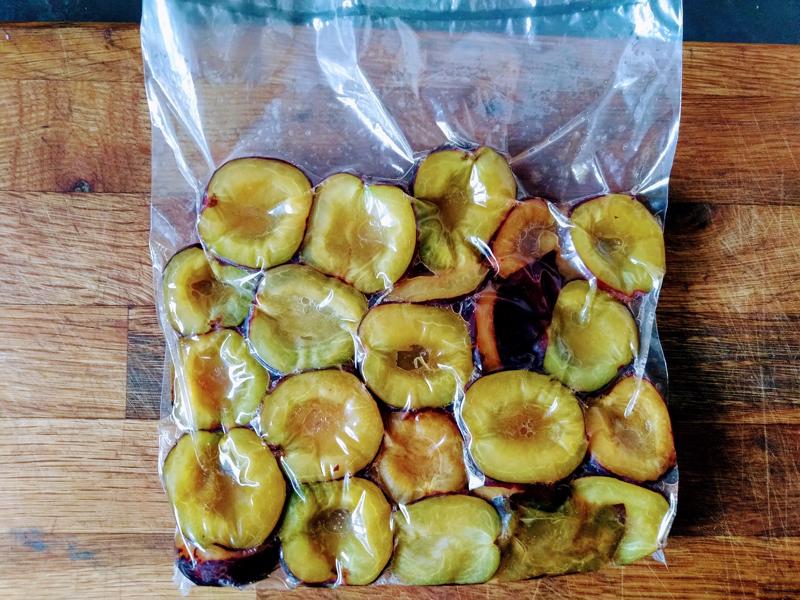 Vacuum Bag Plums