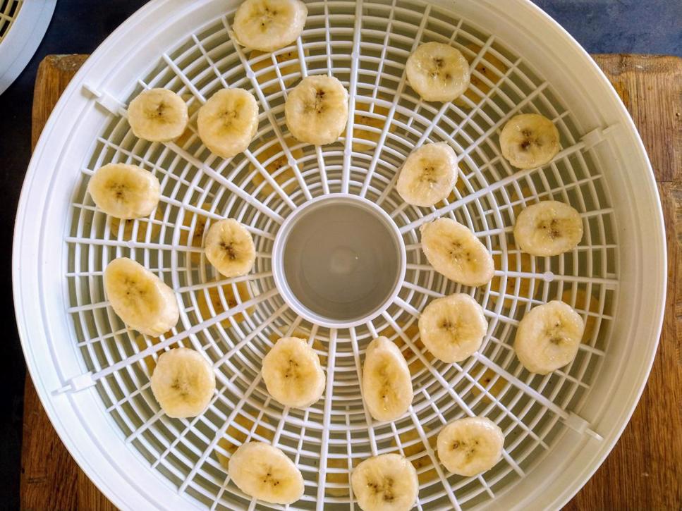 Dehydrating Banana In A Dehydrator