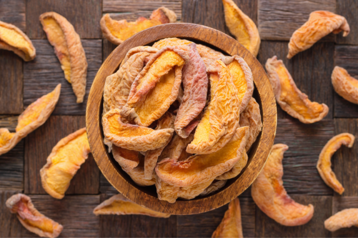 Dehydrating Peaches